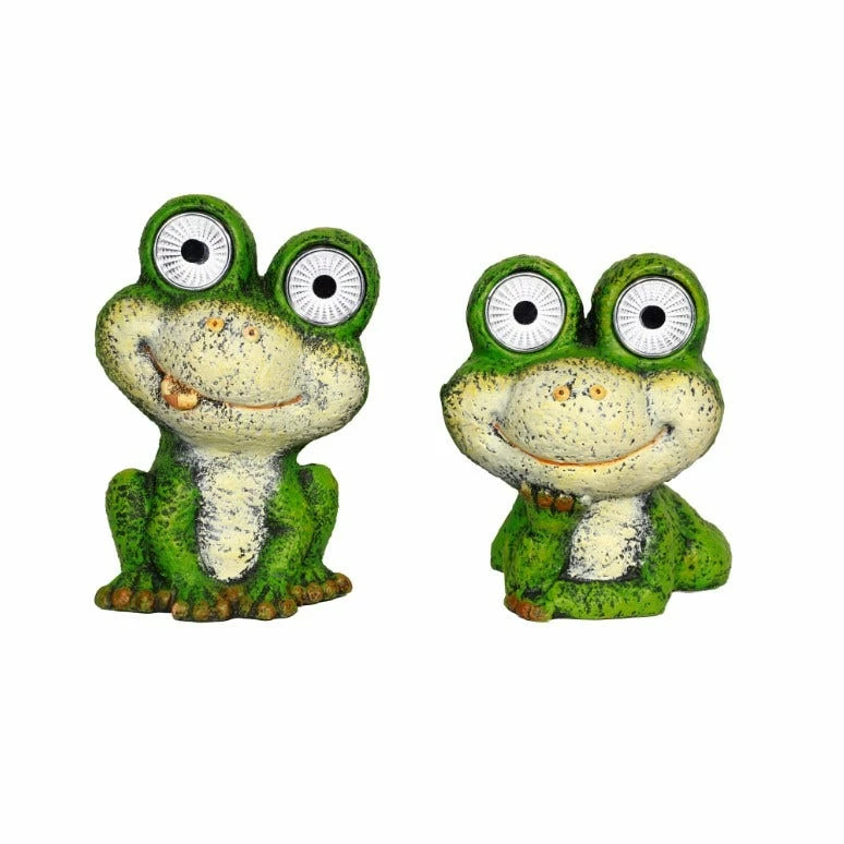 Alpine Solar Green Frog LED Statue - QWR1012AHH - Lighting, Torches & Firepits 3 Alpine Solar Green Frog LED Statue - QWR1012AHH - Lighting, Torches & Firepits