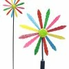 Alpine Multi-Color Metal Windmill with Stake and Fence Topper JUM118 - Wind Chimes -Alpine Official Shop 00604414bcea3d295505d1df13c9ac7020feecc0 JUM118