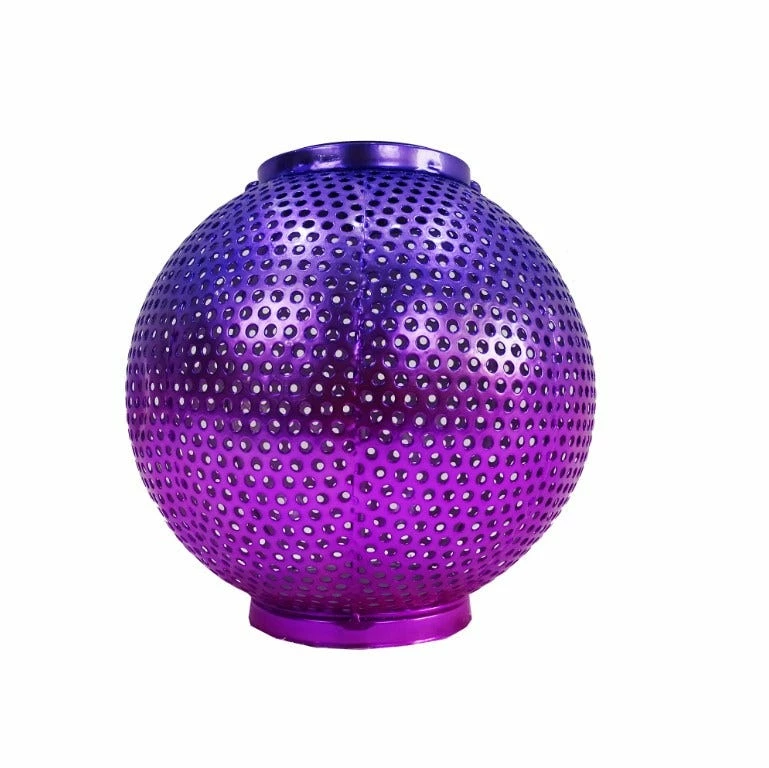 Alpine Solar Metal Ball Lantern with LED light - QLP1220SLR-PLPK - Lighting, Torches & Firepits 3 Alpine Solar Metal Ball Lantern with LED light - QLP1220SLR-PLPK - Lighting, Torches & Firepits