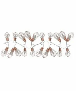 Alpine Gold Metal Hanging String Light Bulbs - COR128HH-20 - Lighting, Torches & Firepits