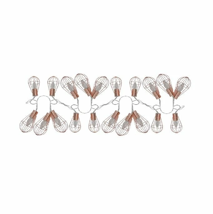 Alpine Gold Metal Hanging String Light Bulbs - COR128HH-20 - Lighting, Torches & Firepits 3 Alpine Gold Metal Hanging String Light Bulbs - COR128HH-20 - Lighting, Torches & Firepits