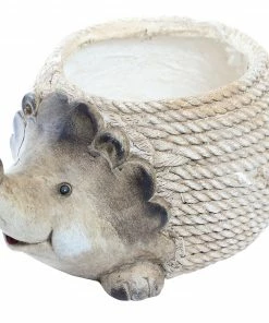 Alpine Hedgehog Rope Planter WAZ114 - Decorative Planters