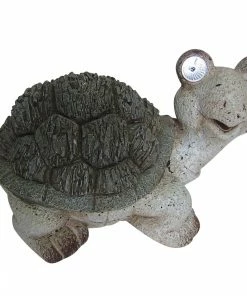 Assorted Alpine Solar Turtle Statue QWR472SLR