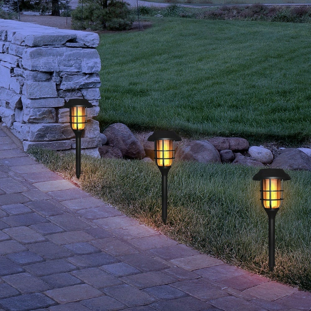Alpine Solar Mini Torch Pathway Light - QMC248SLR - Garden Accessories 4 Alpine Solar Mini Torch Pathway Light - QMC248SLR - Garden Accessories - Image 2