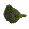 Alpine Flocked Green Bird Statue - HEH426 - Garden Accessories