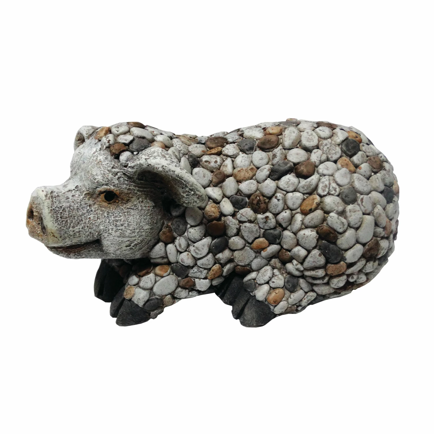 Alpine Garden Pebble Pig Statue NZW236HH - Garden Accessories 3 Alpine Garden Pebble Pig Statue NZW236HH - Garden Accessories
