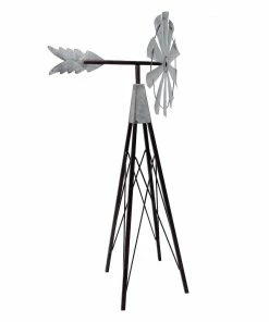 Alpine Bronze And Silver Mini Windmill - JUM368 - Garden Accessories -Alpine Official Shop 1c8e5500337d2de8a47e4b6759365d1bdc2a3550 33980028 2