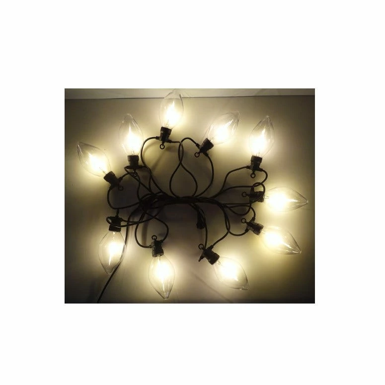 Alpine Outdoor Edison String Party LED Lights, Set of 10 - LUC172T-10 - Lighting, Torches & Firepits 5 Alpine Outdoor Edison String Party LED Lights, Set of 10 - LUC172T-10 - Lighting, Torches & Firepits - Image 3