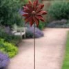 Alpine 72 inch Red Flower Windmill Stake NCY106 - Garden Accessories -Alpine Official Shop 20aadddbce5a0f21c5cf7ba2a5854072a31ba22b NCY106 BG
