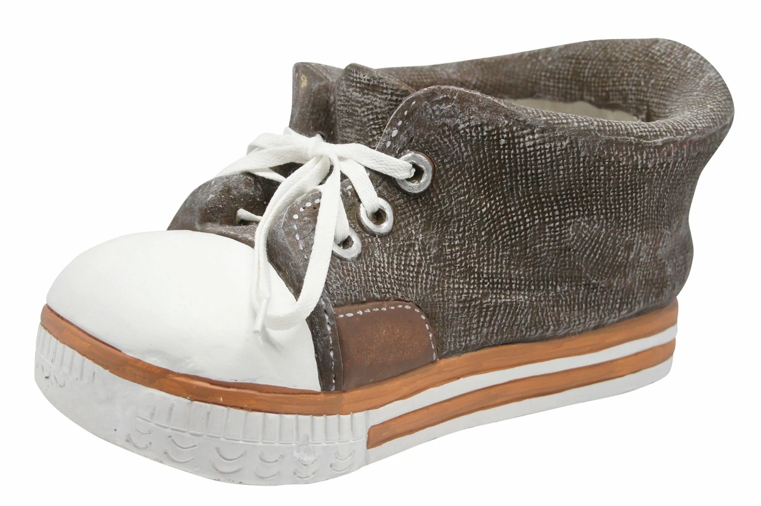 Alpine Brown Sneaker Planter QFC156BR - Decorative Planters 3 Alpine Brown Sneaker Planter QFC156BR - Decorative Planters