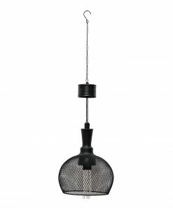 Assorted Alpine Solar Hanging Mesh Lantern with 21 LED Lights QTT389SLR-TM