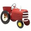 Alpine Metal Red Tractor Planter - LYT272RD - Decorative Planters -Alpine Official Shop 325b1a84a3c6df49469334e48473e8b1bf8ed51c LYT272RD
