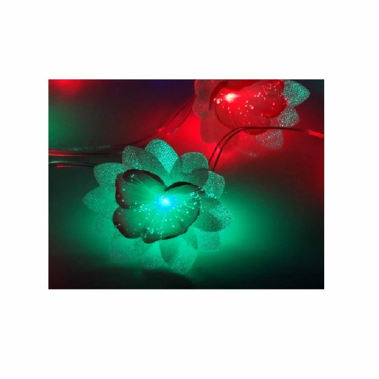 Alpine Fiber Optic Flower with Multi-colored LED Lights - Set of 20 - COR246MC-20 - Lighting, Torches & Firepits 4 Alpine Fiber Optic Flower with Multi-colored LED Lights - Set of 20 - COR246MC-20 - Lighting, Torches & Firepits - Image 2