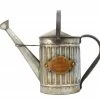 Alpine Vintage Metal Watering Can Planter with Rustic Finish YHL164HH-S - Water Features -Alpine Official Shop 36d565b027e9c4fa655bead38c42c2799e9b119a YHL164HH S Side