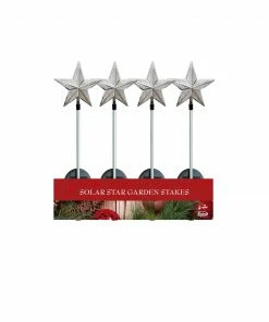 Assorted Alpine Solar Star Stake with Color Changing LED Lights QTT300ABB - Garden Accessories