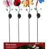 Alpine Assorted Solar Insect Garden Stakes LJJ412A - Bird Houses -Alpine Official Shop 46ebd1baf4c76fff7a888bb0873d5fabe9edaab5 LJJ412A