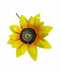 Alpine Solar Yellow Flowers LED String Lights - SCC492SLR-YL - Lighting, Torches & Firepits