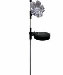 Assorted Alpine Solar Flower Trio Garden Stakes SOT530ABB - Garden Accessories