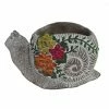 Alpine Gray Floral Snail Pot Planter - WGG442HH - Decorative Planters 2 Alpine Gray Floral Snail Pot Planter - WGG442HH - Decorative Planters -Alpine Official Shop 5264a0bb448c6e3ff77ae04a1c815d7ad28b64d0 1317150211
