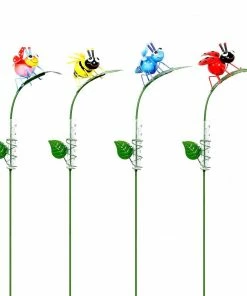 Alpine Pollinator Rain Gauge Stake - KOC238A - Garden Accessories