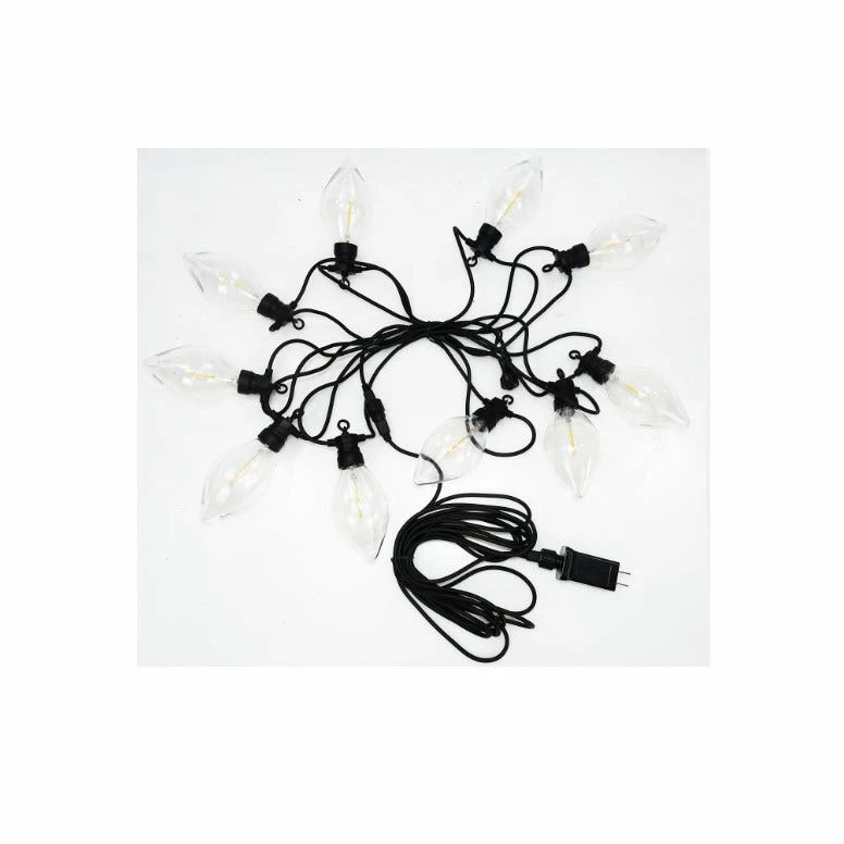 Alpine Outdoor Edison String Party LED Lights, Set of 10 - LUC172T-10 - Lighting, Torches & Firepits 3 Alpine Outdoor Edison String Party LED Lights, Set of 10 - LUC172T-10 - Lighting, Torches & Firepits