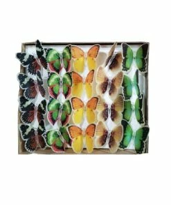 Alpine Fiber Optic Butterfly with Multi-colored LED Lights - Set of 20 - COR250MC-20 - Lighting, Torches & Firepits