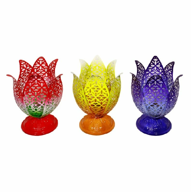 Alpine Mesh Flower Bud Lantern Décor with LED Lights - RGG518A - Garden Accessories 3 Alpine Mesh Flower Bud Lantern Décor with LED Lights - RGG518A - Garden Accessories