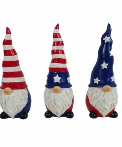 Alpine Patriotic American Gnome Statue - KGD464ABB - Garden Accessories