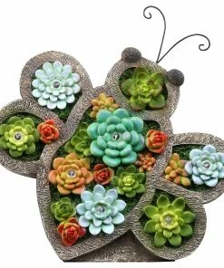 Assorted Alpine Solar Polyresin Bee with Flower SLL1884SLR