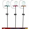 Alpine Assorted Solar Butterfly Floral Glass Bulb Garden Stake RGG246A - Garden Accessories -Alpine Official Shop 7390cc70b3546cb60381bcde5a519caf3b7760a0 RGG246A Tray