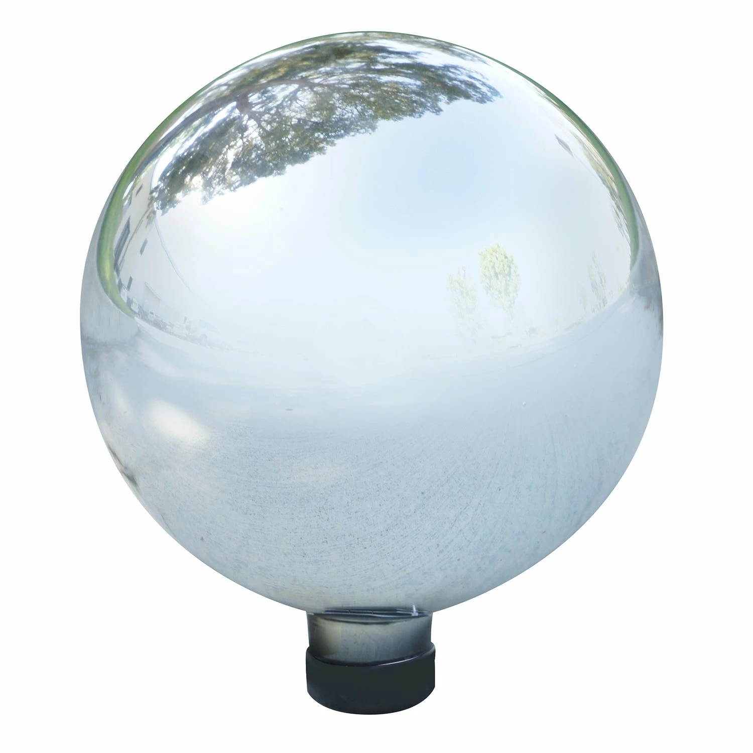 Alpine Silver Glass Gazing Globe GLB292SL - Solar 3 Alpine Silver Glass Gazing Globe GLB292SL - Solar