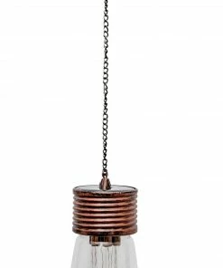 Assorted Alpine Solar Bronze Hanging Bulb with 18 LED Lights QTT422SLR-BZ-TM