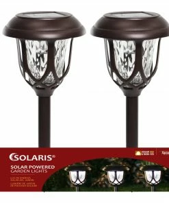 Assorted Alpine Solar Bronzed Pathway Stake SLA416BB - Garden Accessories