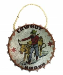 Alpine inch Cowboy Rodeo inch Bottle Cap Wall Décor ORS578BB - Garden Accessories -Alpine Official Shop 9b7e367ea292ccd9be839ecf3c4d0e470c75d5de 13173594 13173594 image ors578bb