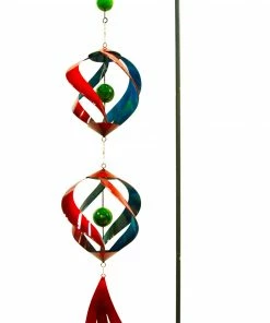 Alpine Red and Blue Metal Wind Spinner with Shepherd Hook BVF106RD - Wind Chimes -Alpine Official Shop a7e9d5325db97c0549e3288adeb22e2cb76bb49b 13173411 13173411 image bvf106rd scaled