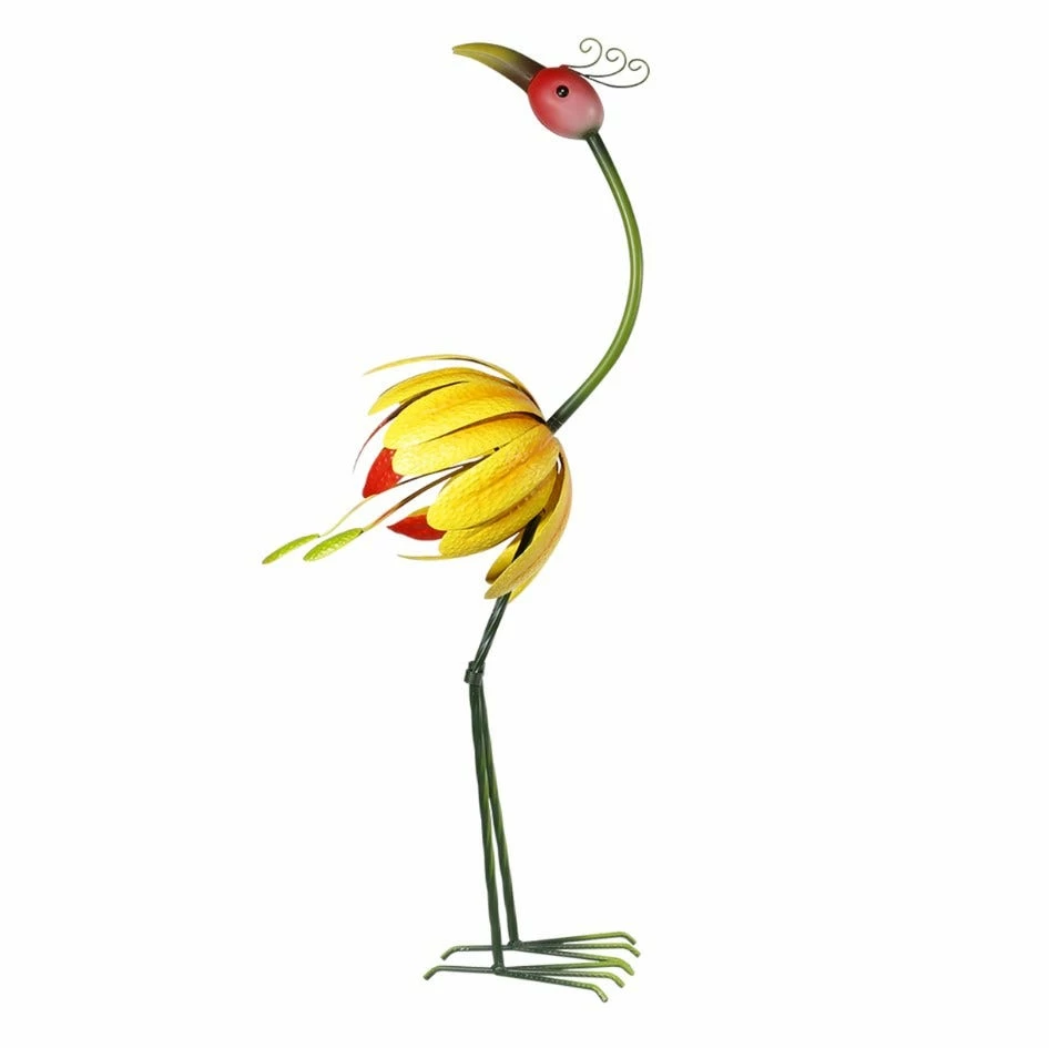 Alpine Yellow Tulip Flamingo Statue Décor - QEL678HH - Garden Accessories 3 Alpine Yellow Tulip Flamingo Statue Décor - QEL678HH - Garden Accessories