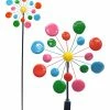 Alpine Multi-Color Metal Circles Windmill with Stake and Fence Topper JUM120 - Wind Chimes -Alpine Official Shop aa67ce25293eb78cd0c1bf89779076f6a82f0407 JUM120