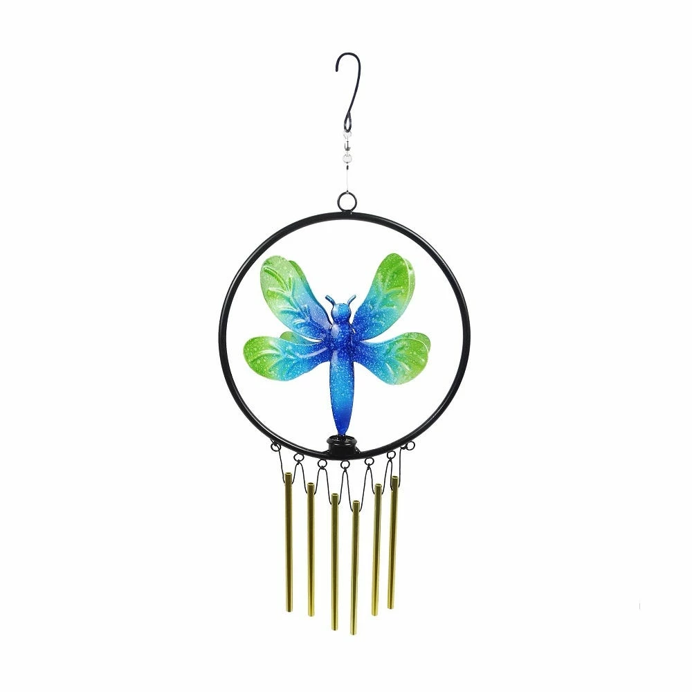 Alpine Metal Hummingbird and Flowers Hanging Windchimes - LJJ1574 - Flags & Wind Chimes 3 Alpine Metal Hummingbird and Flowers Hanging Windchimes - LJJ1574 - Flags & Wind Chimes