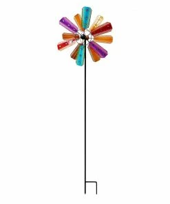 Alpine Jeweled Dual Wind Spinner - BVF234 - Garden Accessories