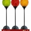 Alpine Assorted Solar Glass Pineapple Garden Stake QLP663ABB -Alpine Official Shop bec1310e1cf03456f3cb5c530da61f9a65ce520d QLP663ABB