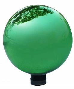 Alpine Glass Green Gazing Globe GLB292GN - Solar