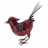 Alpine 13" Tall Red Metal Cardinal Bird Décor - JUM424HH - Garden Accessories