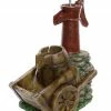 Alpine 24 inch Vintage Red Water Pump with Wheelbarrow Fountain- Small ZEN276S - Water Features -Alpine Official Shop c6b09560b590b11875c904b58c3ecd209261cd48 ZEN276S