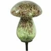 Assorted Alpine Solar Glass Mushroom with 10 LED Lights EGG164SLR - Garden Accessories