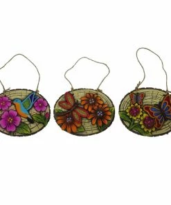 Alpine Floral Garden Friends Hanging Décor - KGD352ABB - Garden Accessories