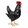 Alpine Black Rooster Tabletop Décor - LAZ286HH - Garden Accessories