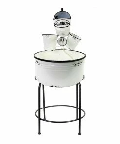 Alpine Pots And Watering Can Fountain - YHL374 - Garden Accessories