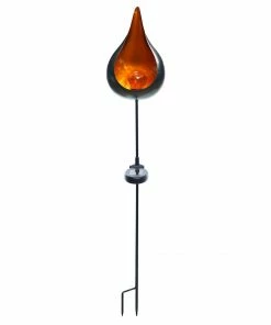 Assorted Alpine Solar Teardrop Shaped LED Stake SLL1632SLR-TM