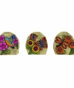 Alpine Floral Garden Friends Stone Décor - KGD346ABB - Garden Accessories