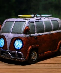 Alpine Solar Red Bus With Led Light - QWR866SLR-RD - Garden Accessories -Alpine Official Shop ea8ff31ed947937e3346c4573112cdefedcb4d9c 33930168 2